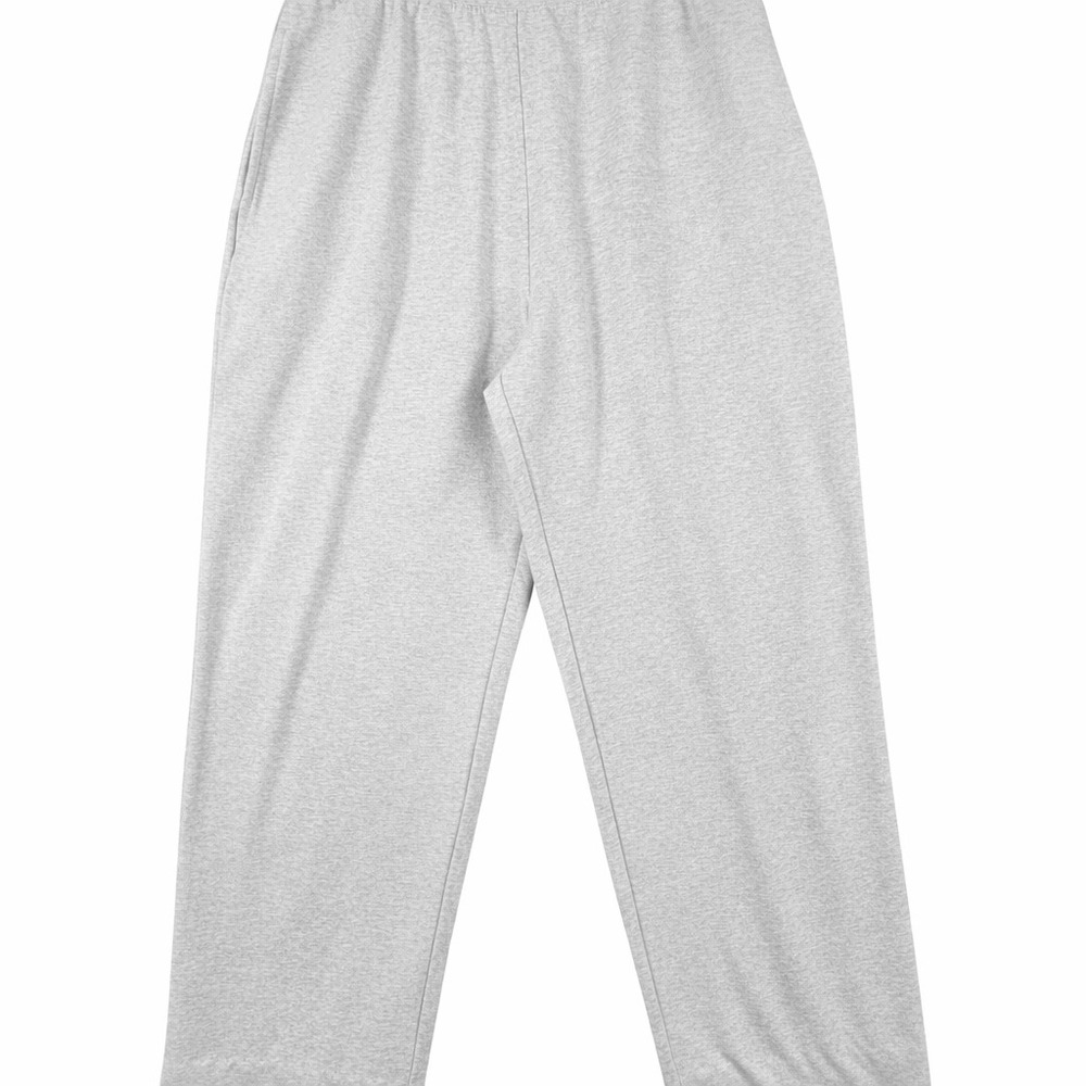 Women Medium Sport Ssvvy Gray Sweatpants Cotton Elastic Waist Relaxed Fit Lounge